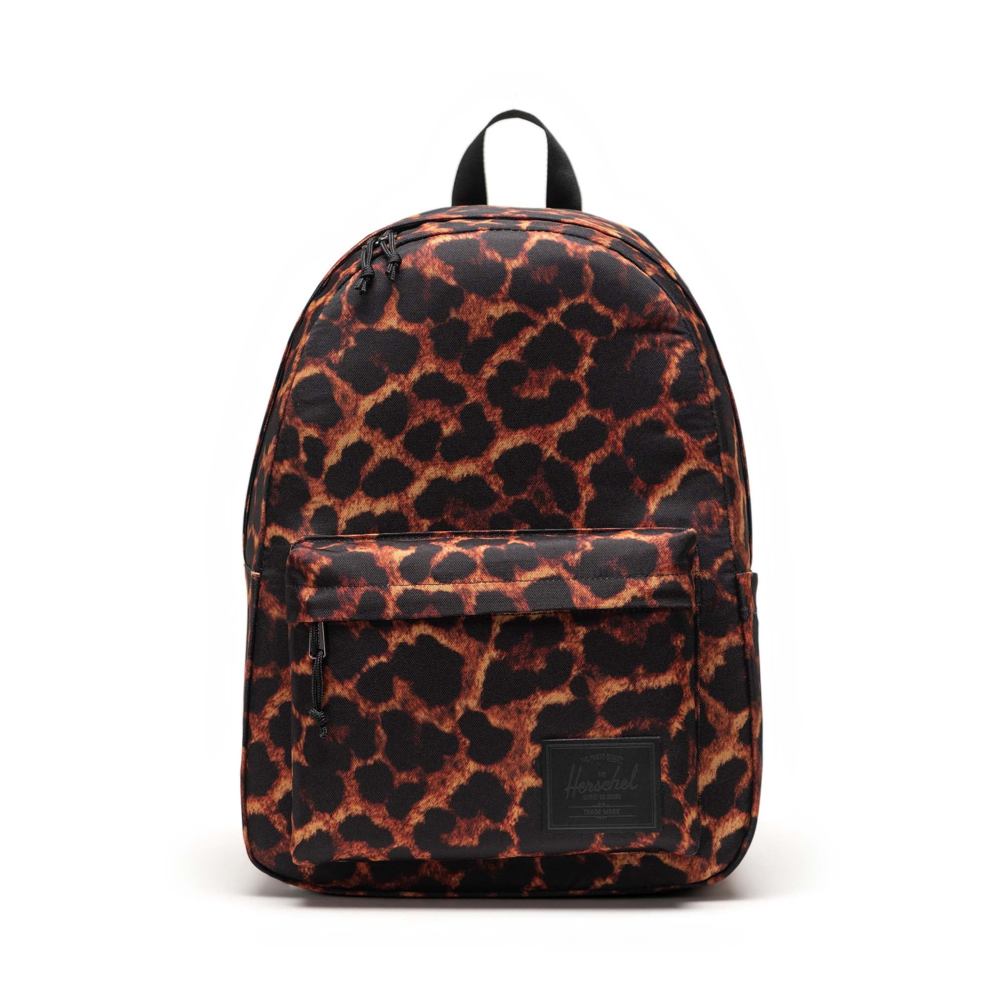 Dijital Leopar Herschel Classic XL Su İtici Kumaş Büyük Boy Sırt Çantası, 30 L
